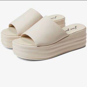 Free People Harbor Platform Slide Mules